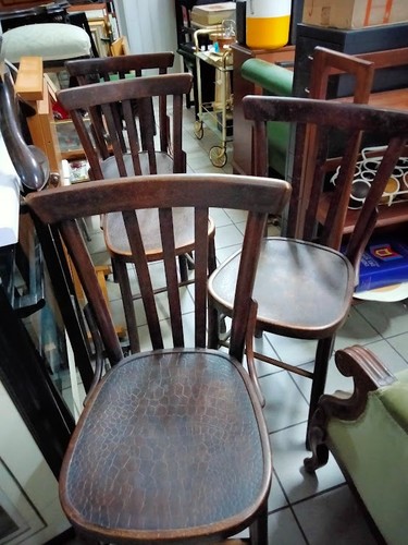 Sedie bistrot faggio curvato - 4,