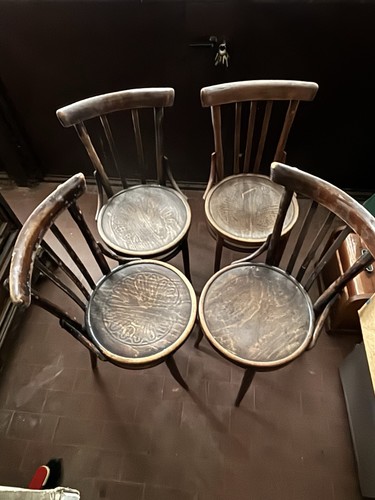 Quattro sedie stile thonet - quattro,