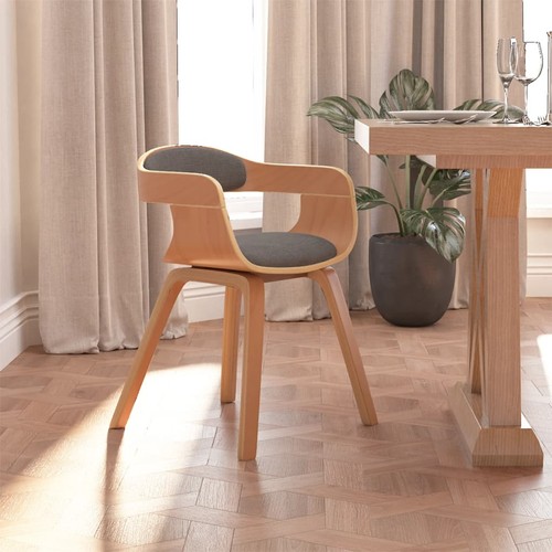 Vidaxl sedia pranzo grigio - sedia, da